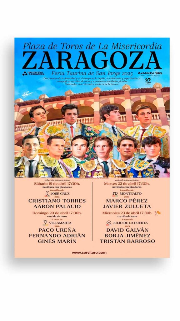 Cartel toros San Jorge 2025