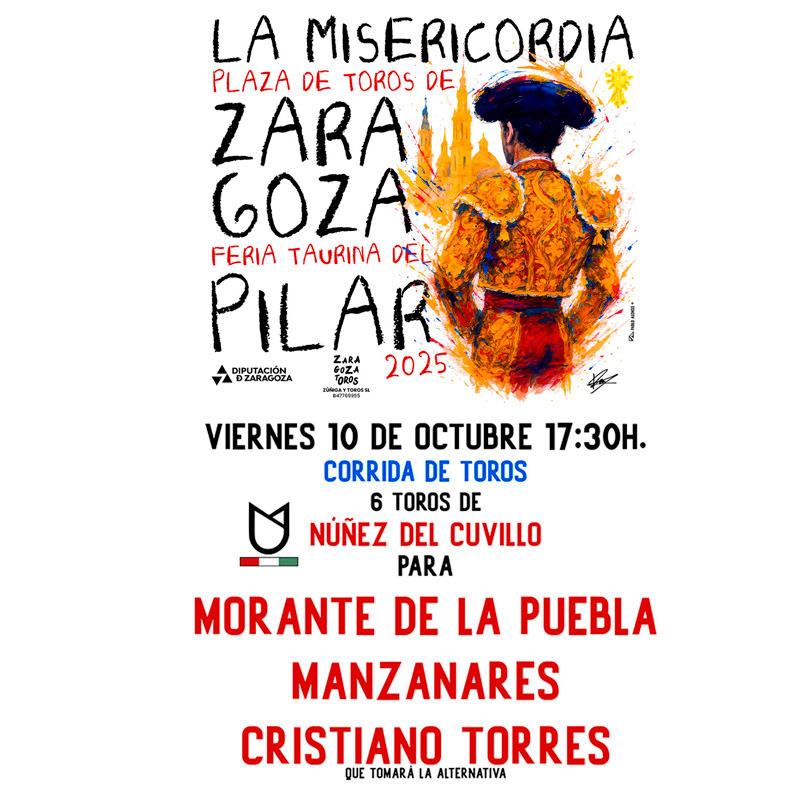 Toros Zaragoza - 10 octubre 2025