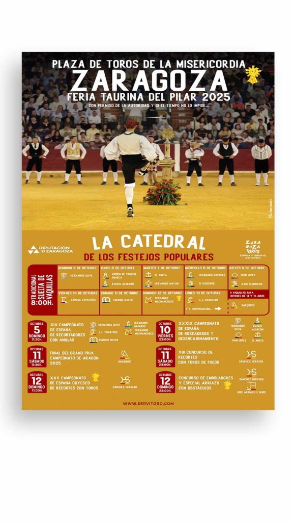 Cartel Festejos Populares Zaragoza 2025