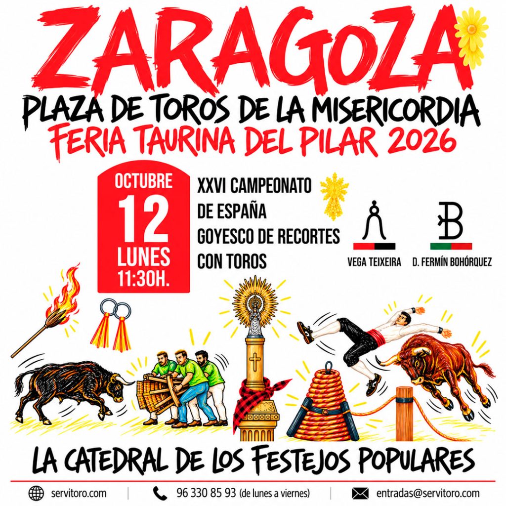 Goyesco de recortes Zaragoza dia 12 de octubre
