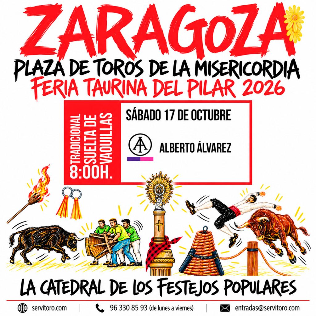 vaquillas Zaragoza dia 17 de octubre